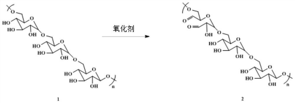 Injectable self-healing antibacterial hydrogel dressing preloaded with polypeptide and preparation method thereof