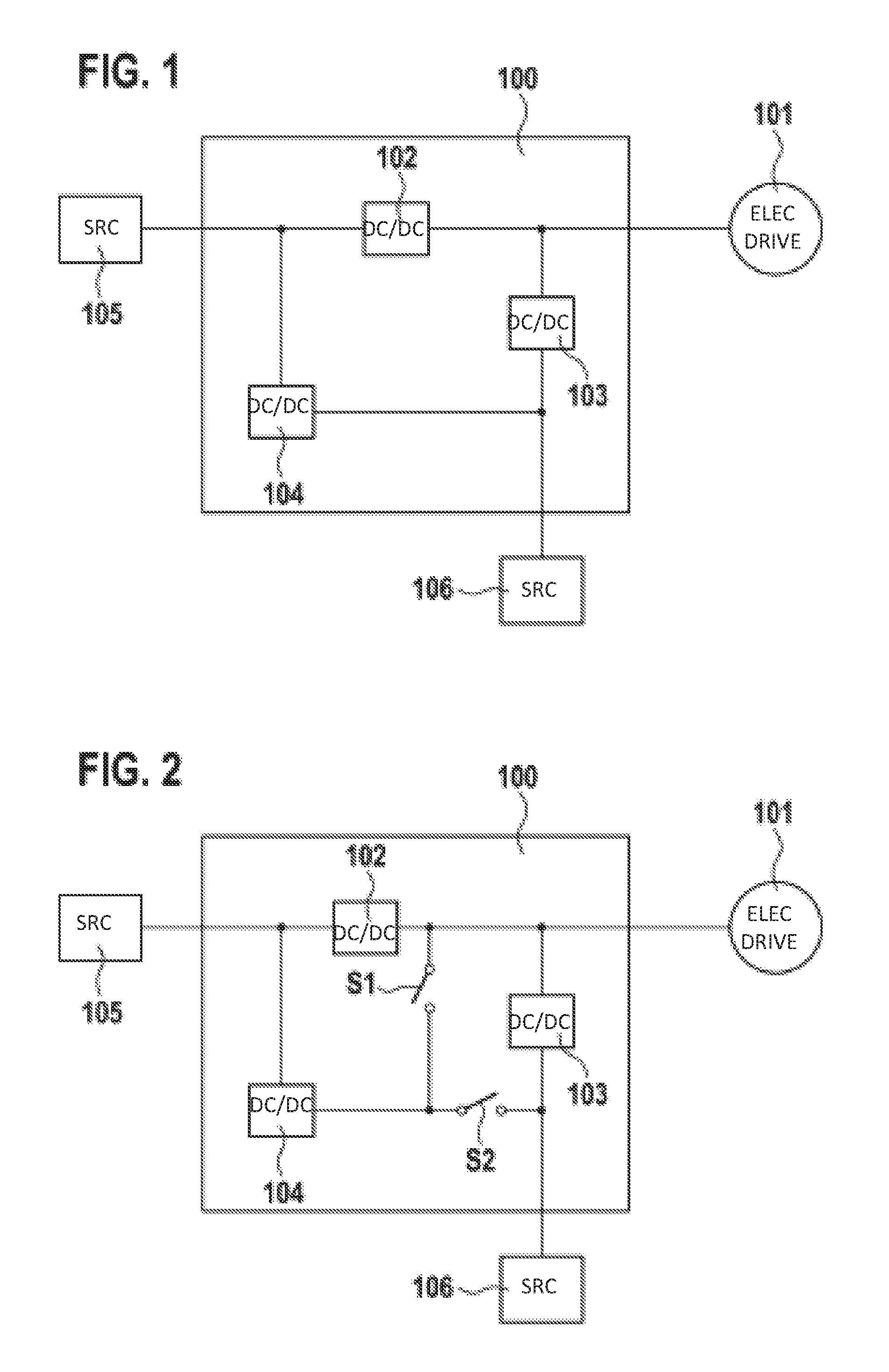 Device and method for supplying an electric drive with electric current