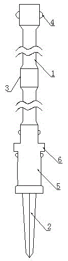 The rotating shaft of the spindle under the twisting machine