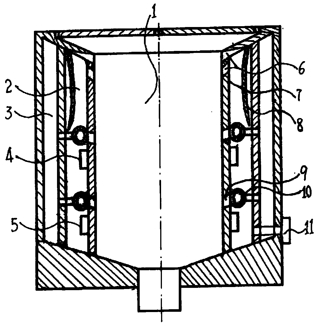 Environmental protection multi-energy waste pyrolysis device