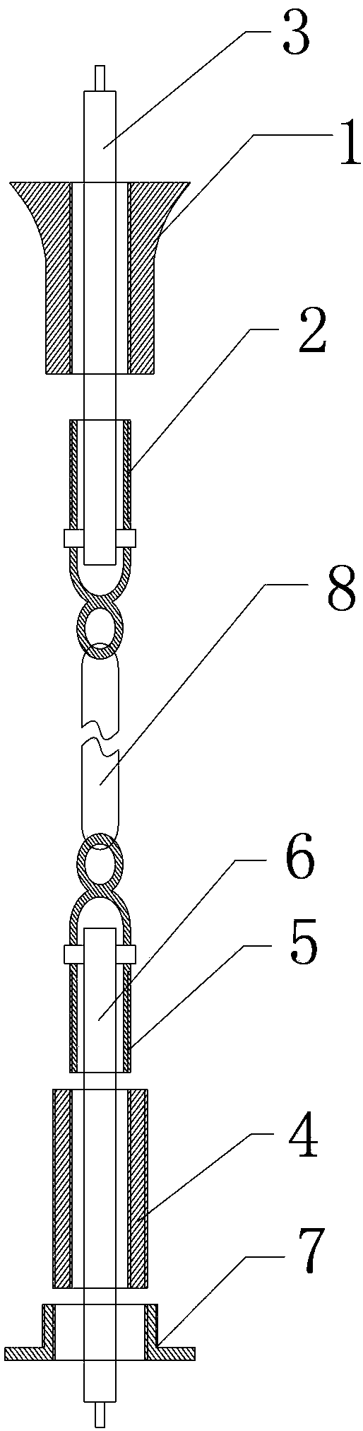 Bone tunnel fixator for anterior cruciate ligament reconstruction