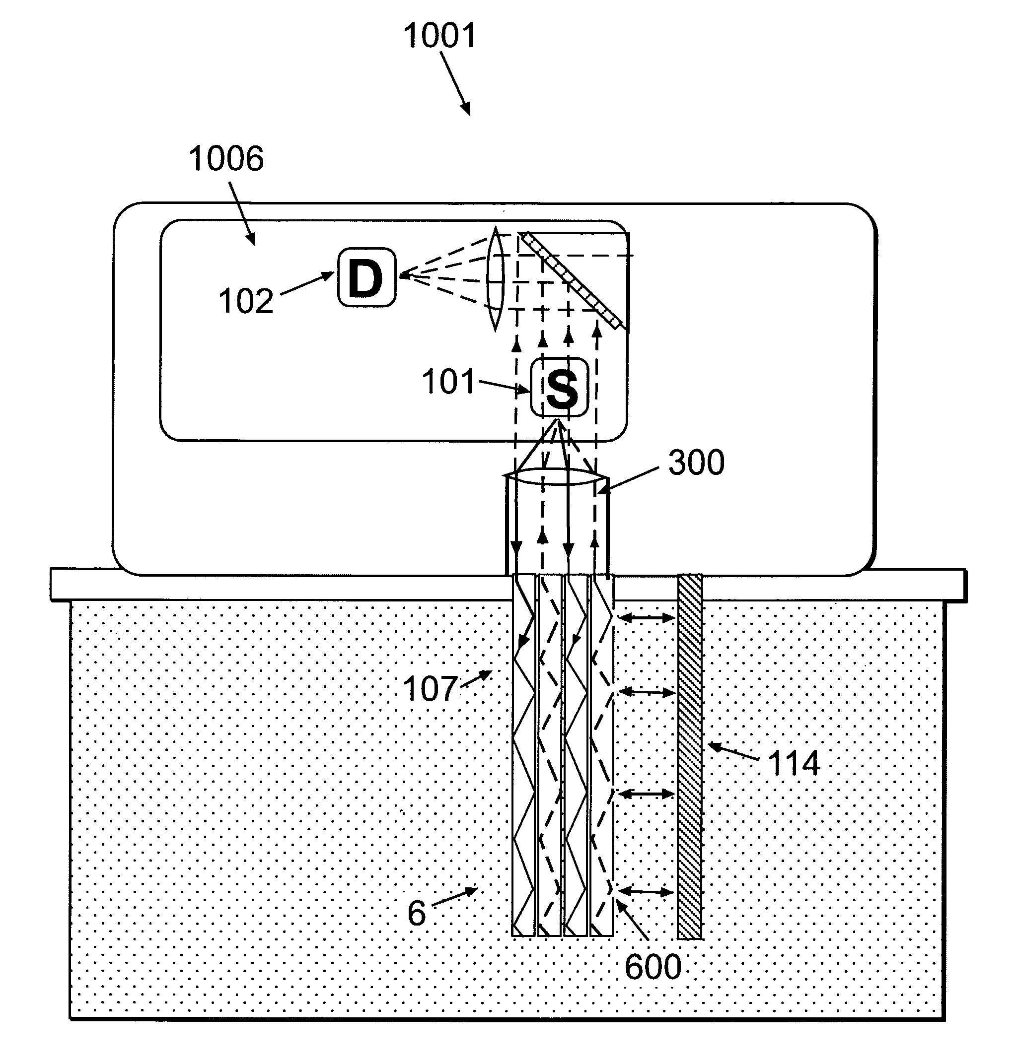 Hypodermic optical monitoring of bodily analyte