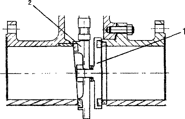 Ceramic wedge-type double-gate valves