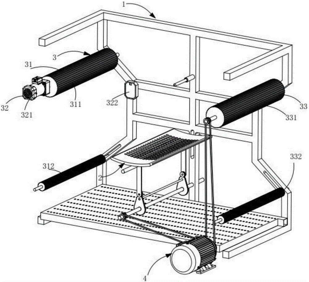 Swing flash drying device for spinning