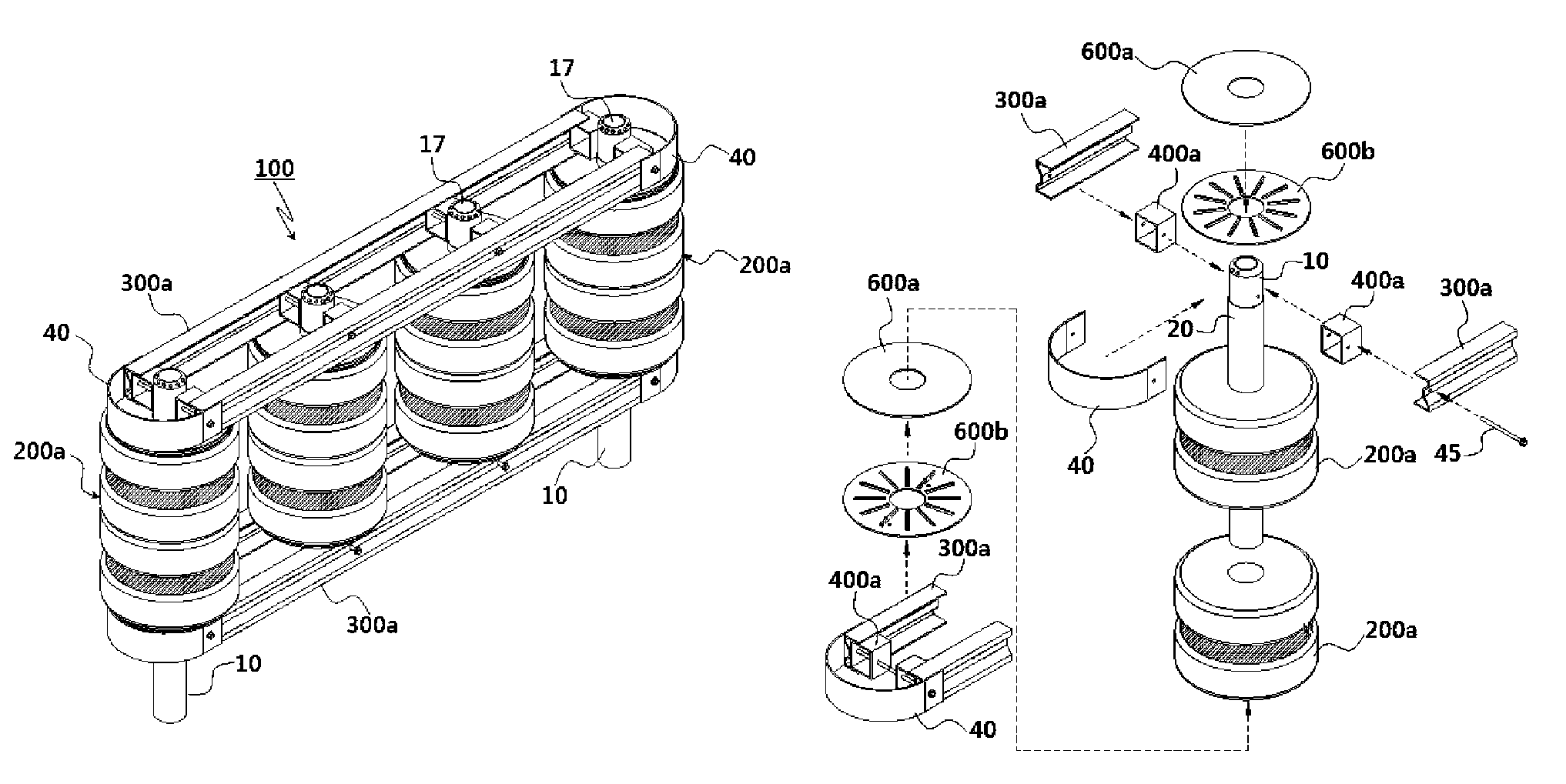 Impact absorption facility for road