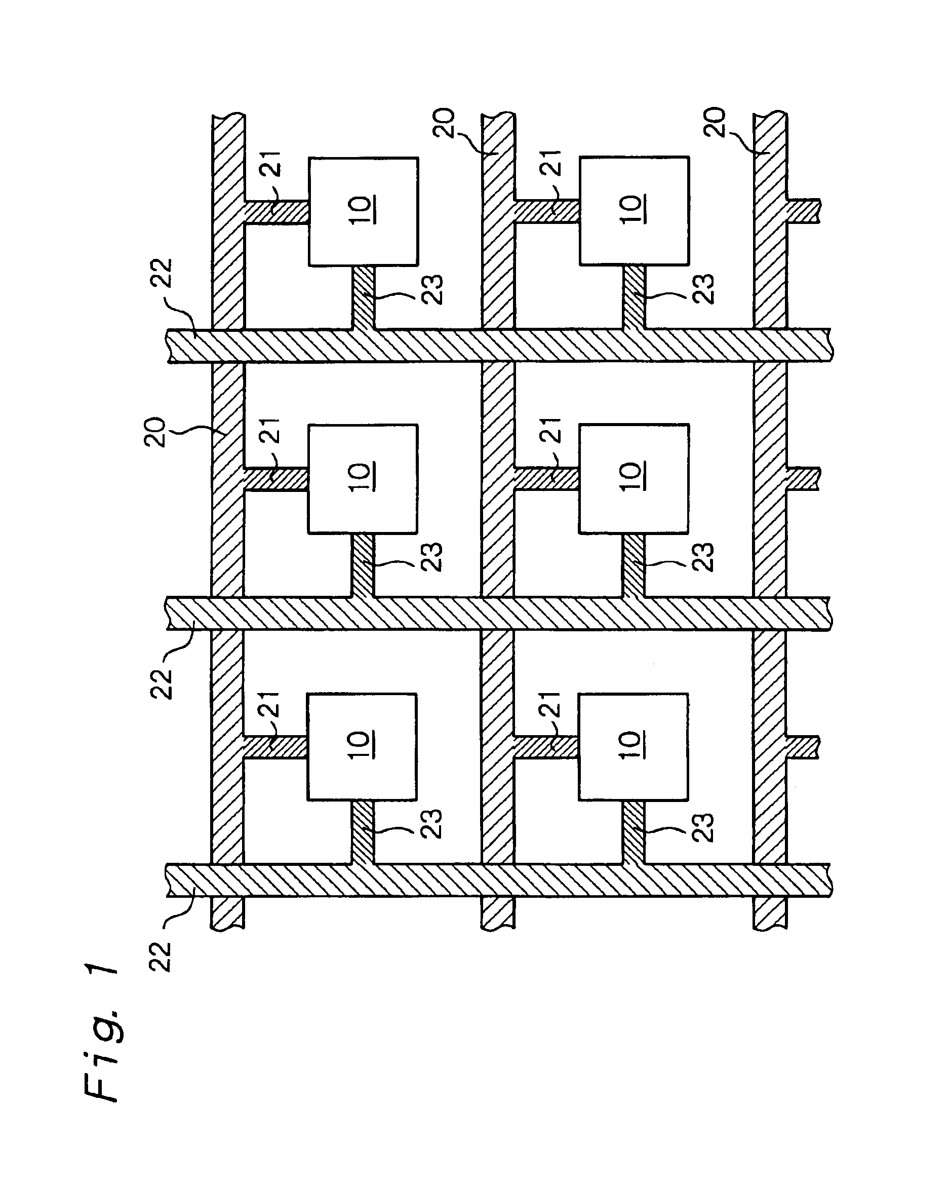 Cathode panel for a cold cathode field emission display and cold cathode field emission display, and method of producing cathode panel for a cold cathode field emission display