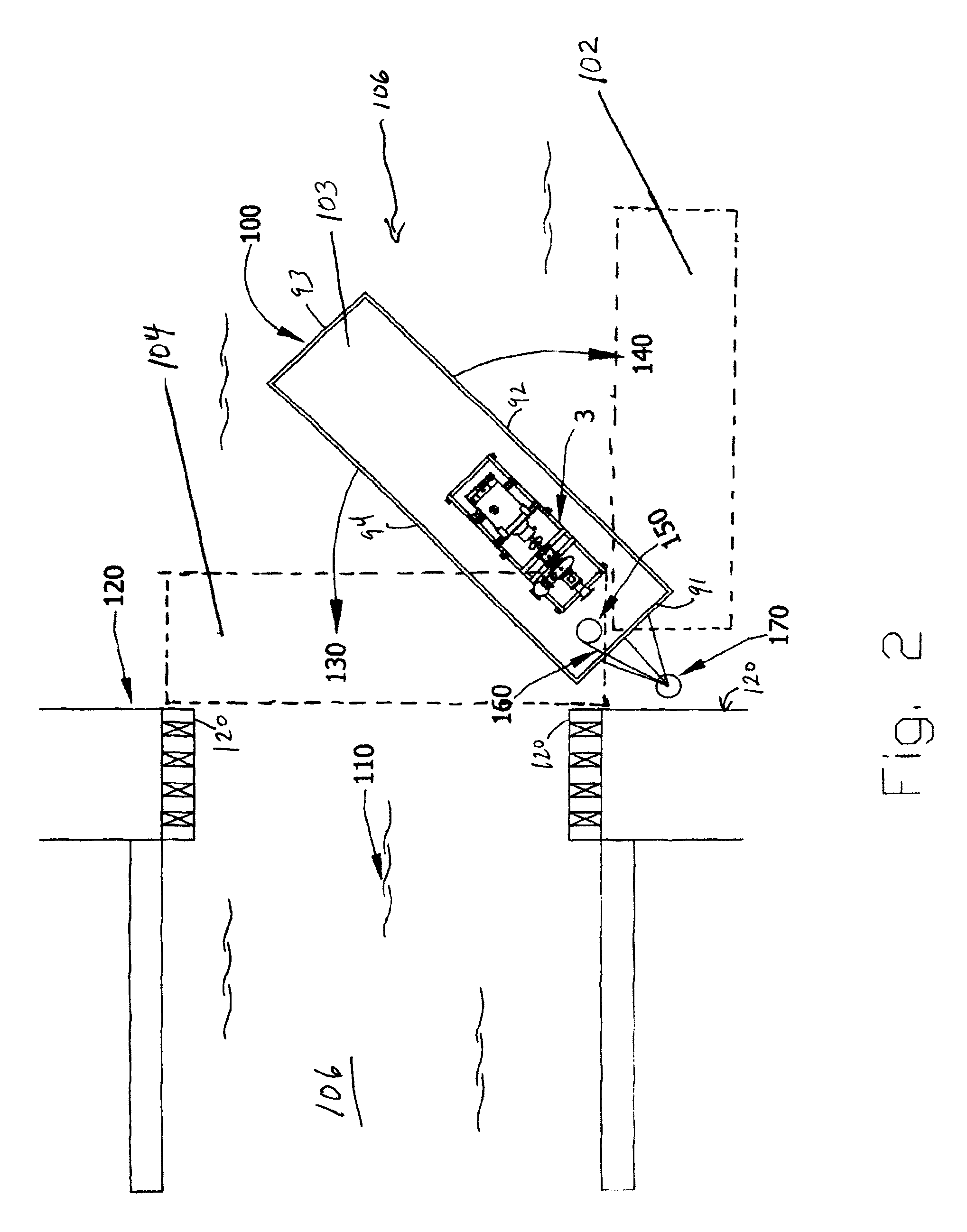 Pumping system for use on a moveable flood control barrier