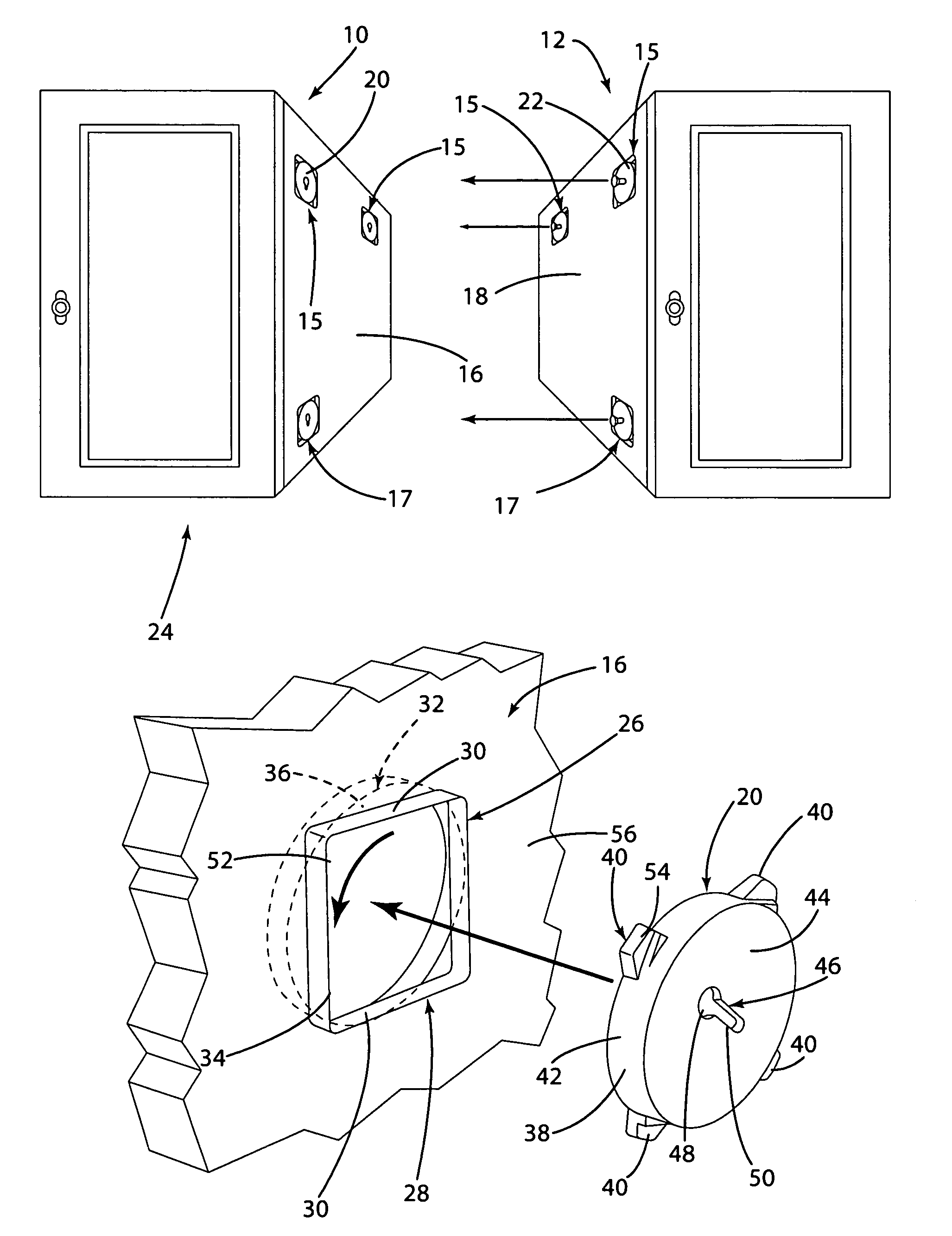 Cabinet connector