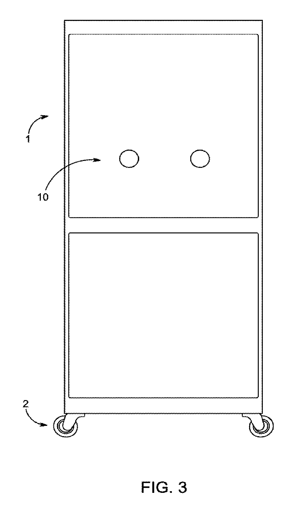 Moveable and storable wardrobe