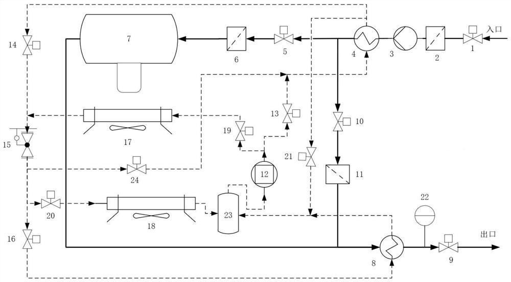 Air source oil purification device