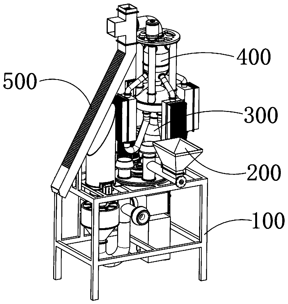 Grain dryer with quantitative feeding function