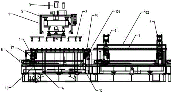 Liner bottom plate automatic forming production line