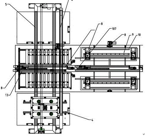 Liner bottom plate automatic forming production line