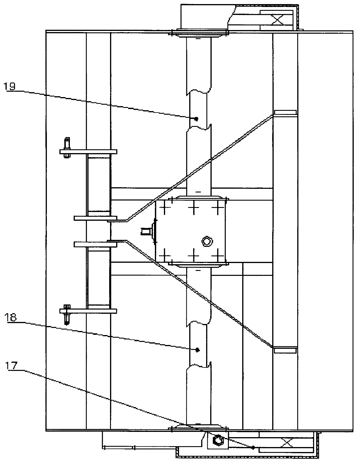 Machine for chopping and returning rice and wheat straw root stubbles into soil