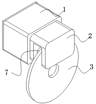 Parking device for electric vehicle