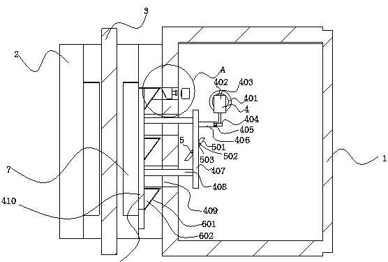 Parking device for electric vehicle