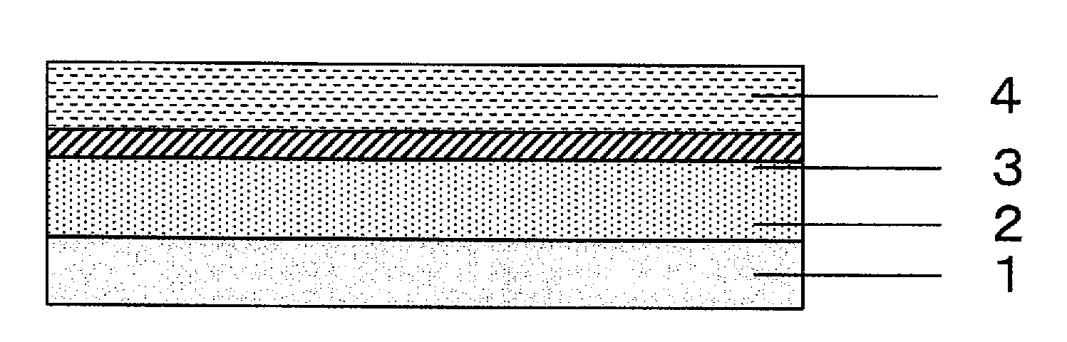 Film with alignment film and optical device