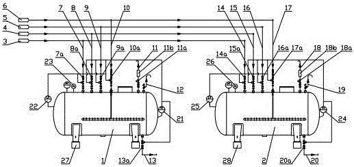 Waste liquid inactivation device using flash steam