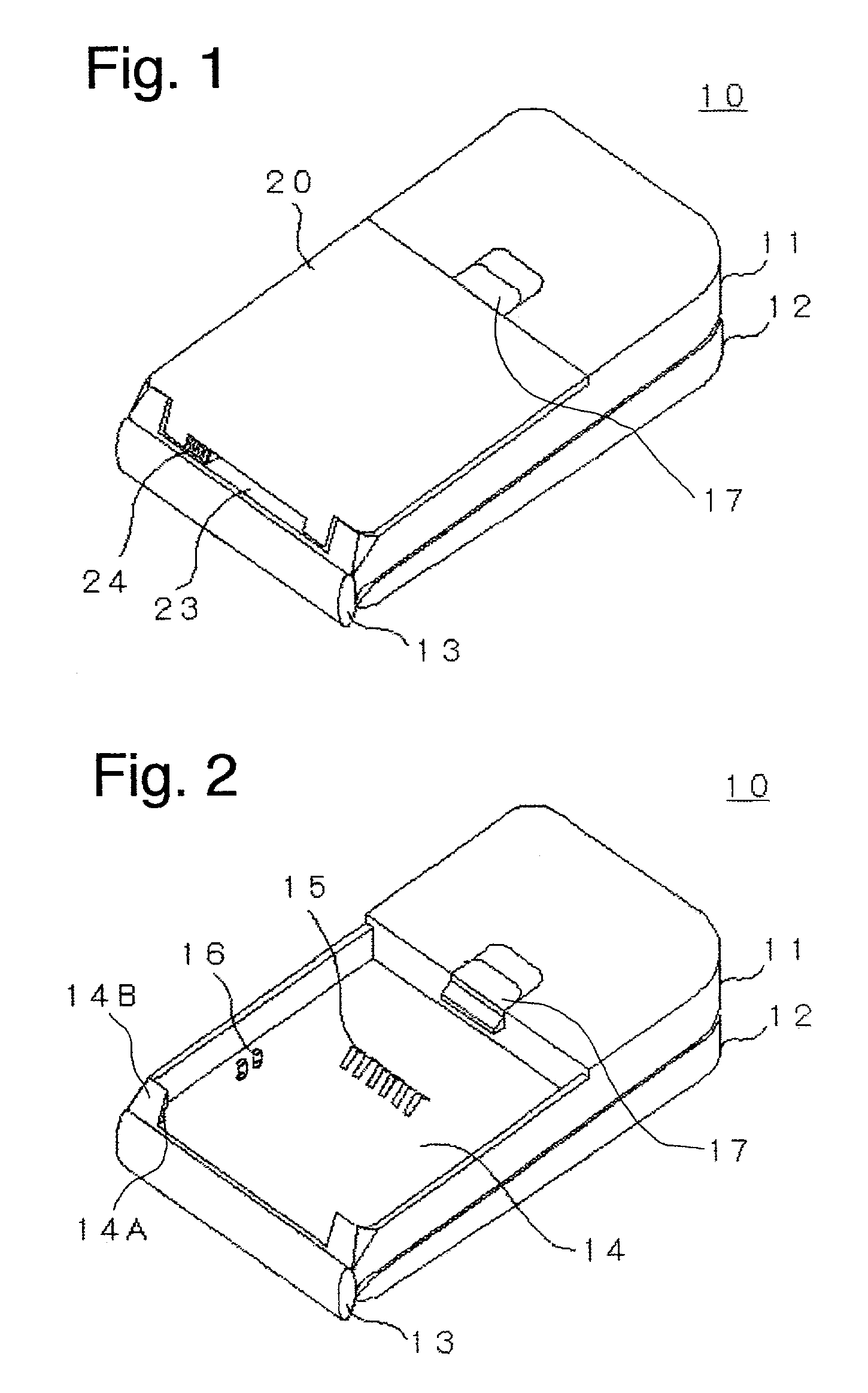 Handheld mobile phone with a detachable battery pack