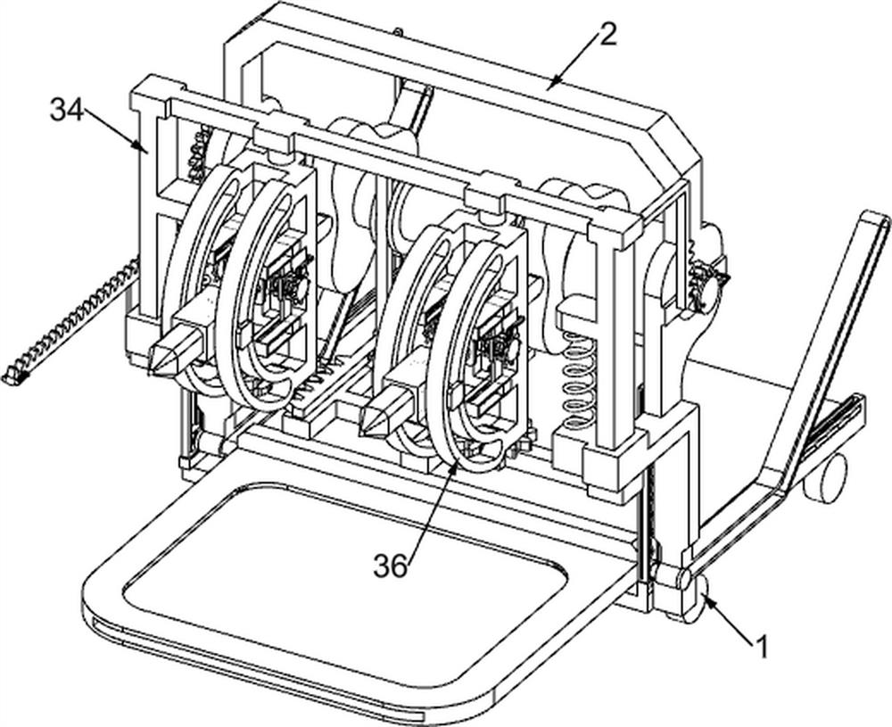 An excavator capable of multi-angle adjustment for ore mining