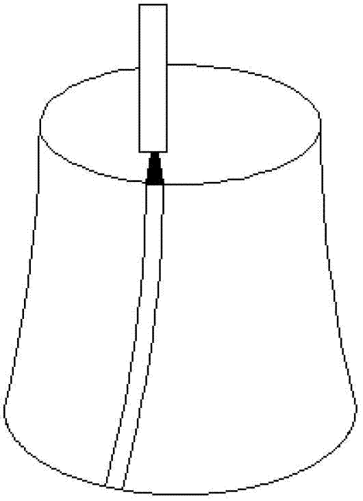 High energy beam processing method with ejection point as control target