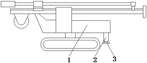 Drill rig capable of standing stably