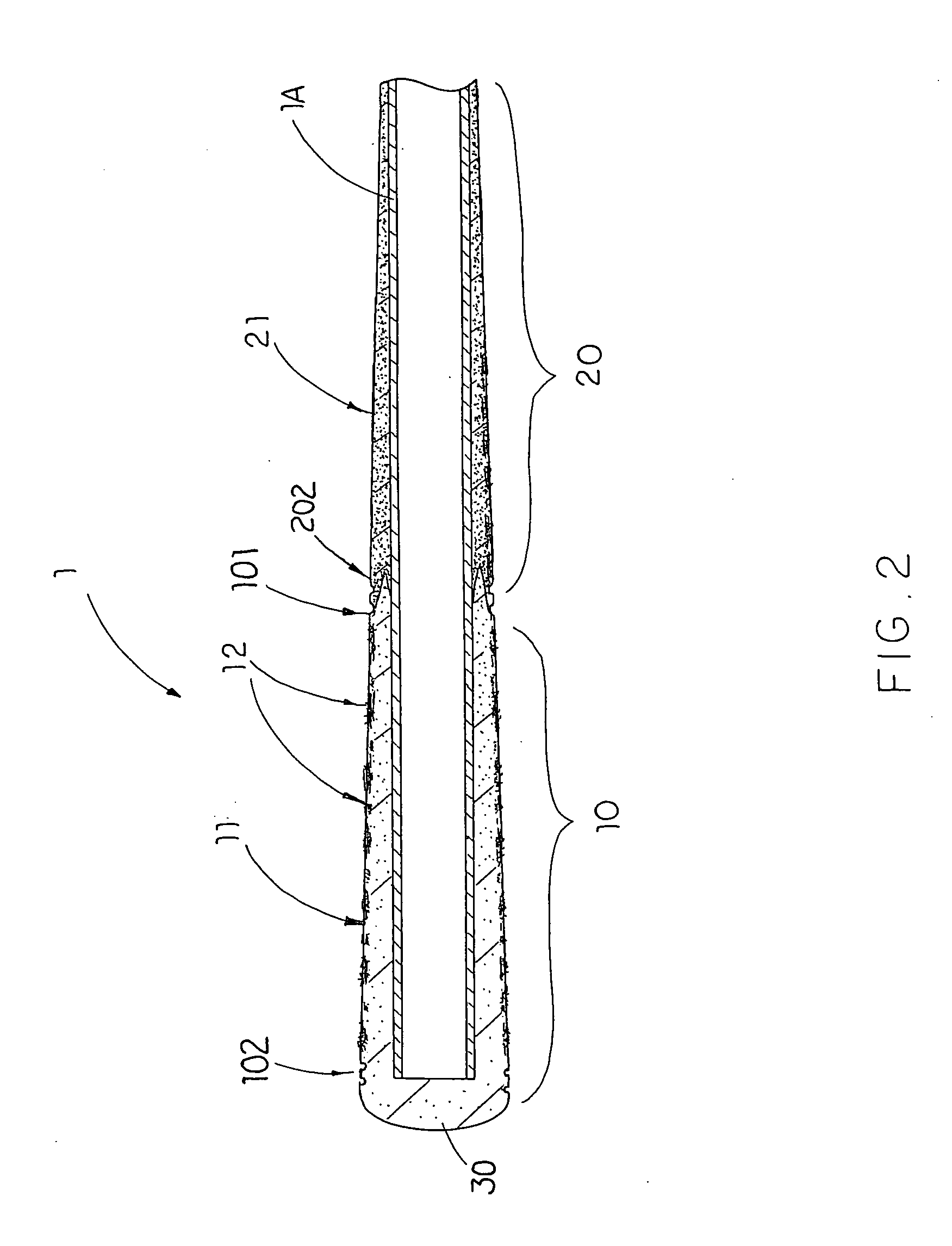 Golf club grip with anti-slip and control arrangement