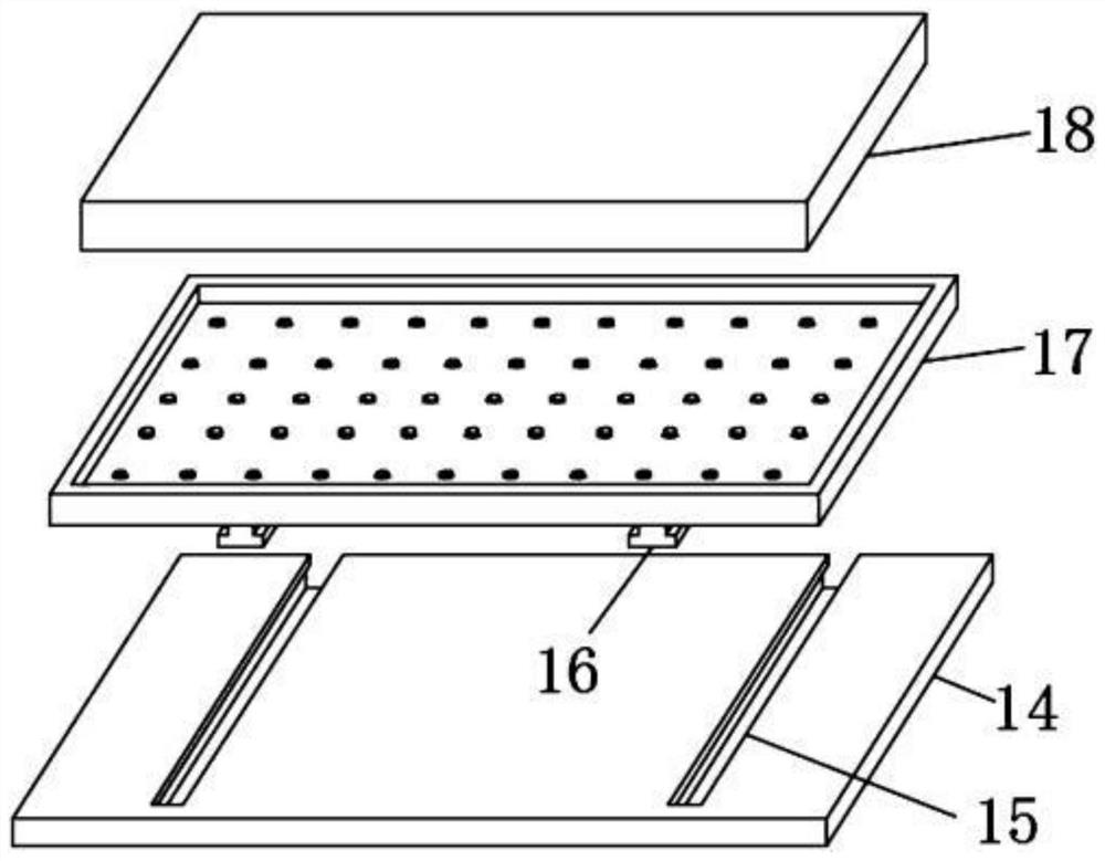 A fast bonding device for square composite boards