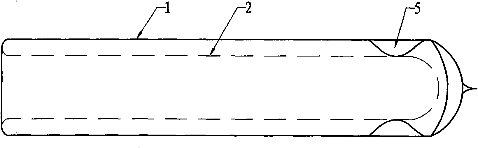 Vacuum collector tube and manufacturing method thereof