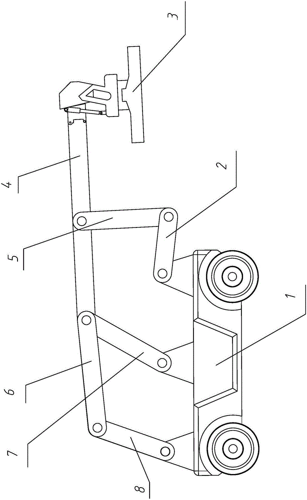 Two-degree-of-freedom double-closed-loop hybrid drive reach-stack crane