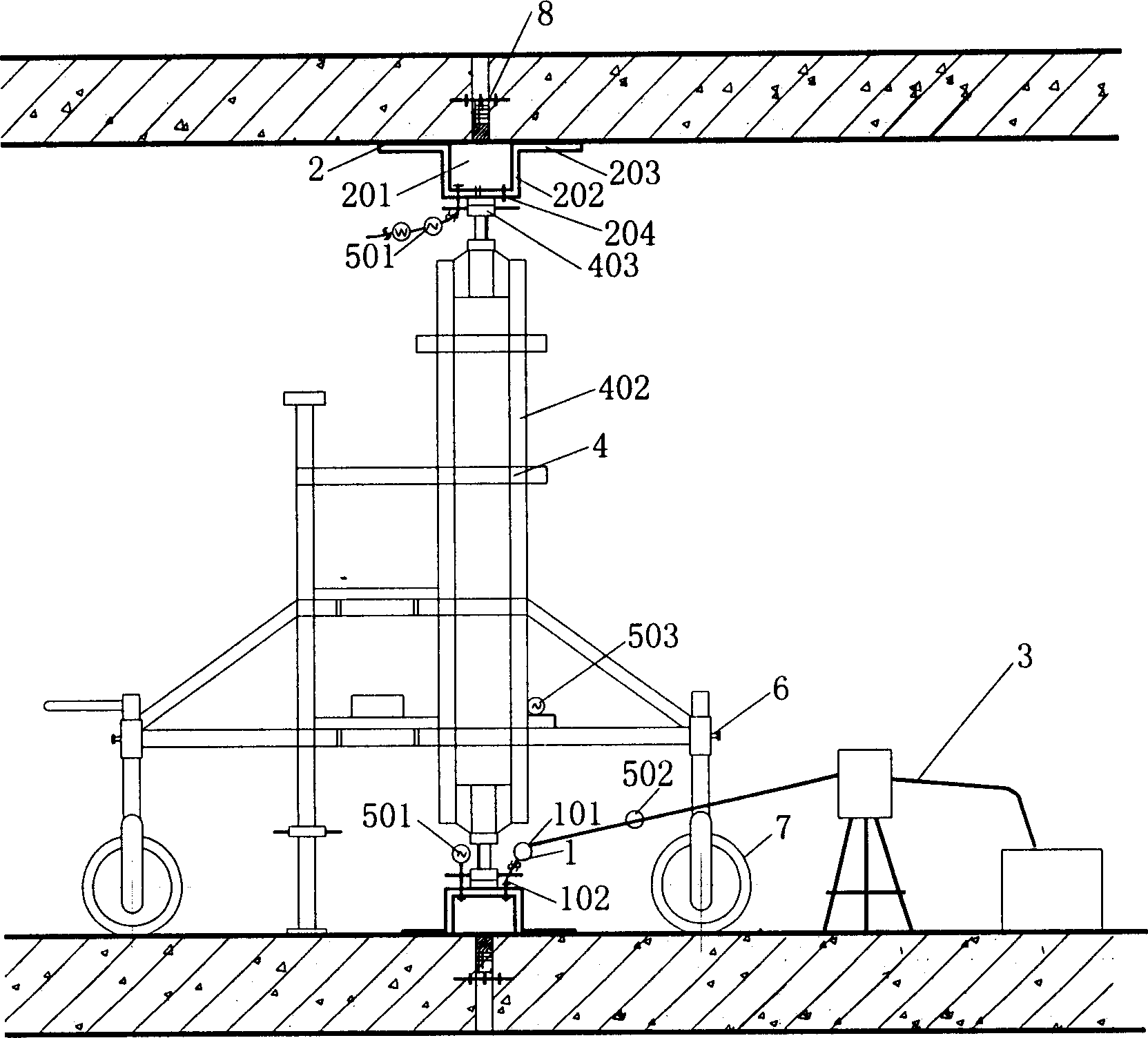 Equipment and method for testing watertightness of box culvert in large size