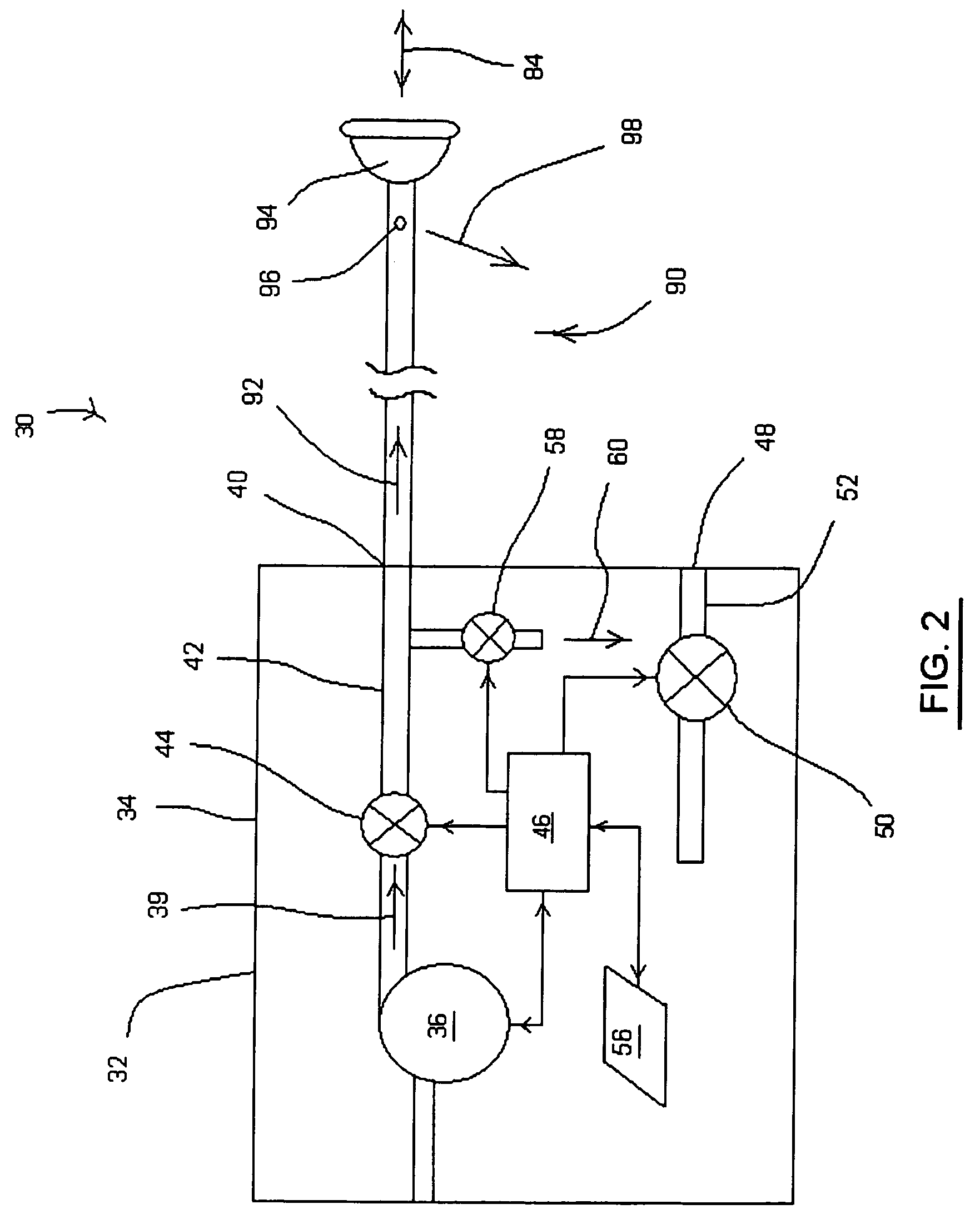 Ventilator adaptable for use with either a dual-limb circuit or a single-limb circuit