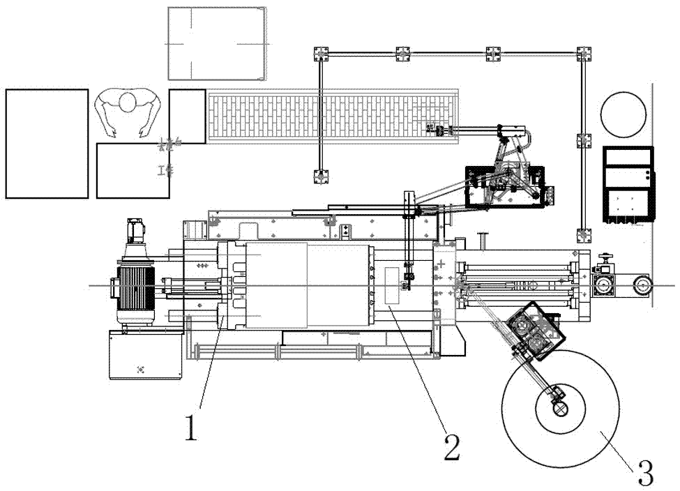 A production process of cast iron and magnesium or aluminum alloy radiator