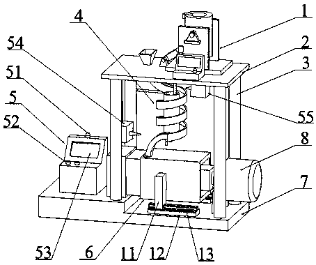 Semi-solid slurry preparation and forming integrated equipment