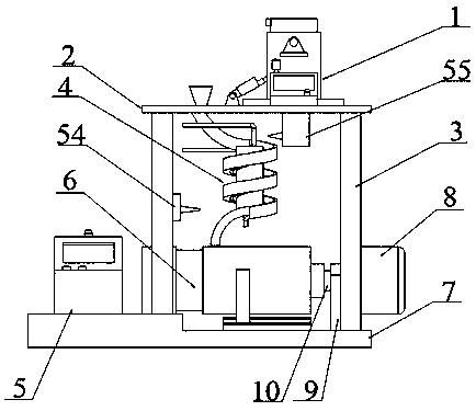 Semi-solid slurry preparation and forming integrated equipment