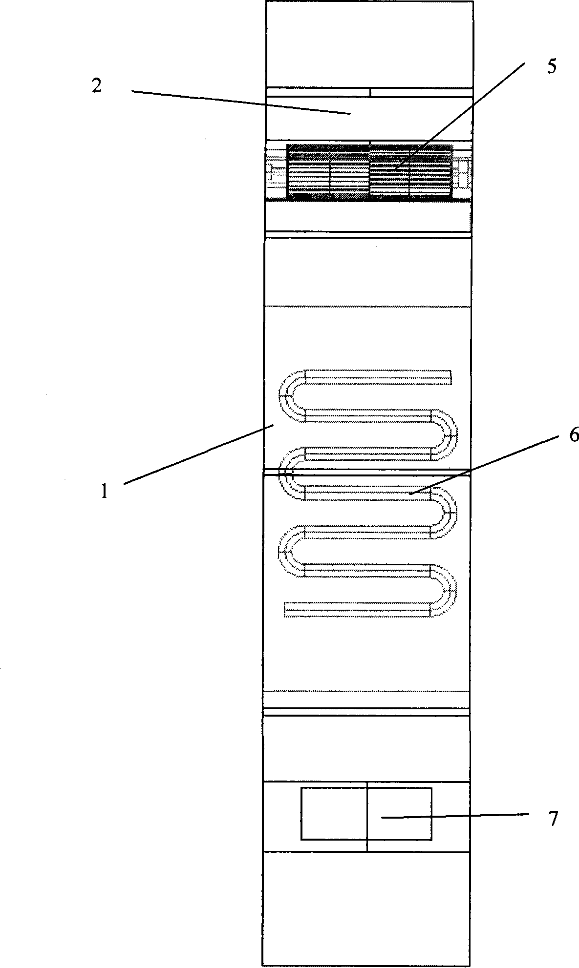 Airflow circulating system used for refrigerator and use thereof