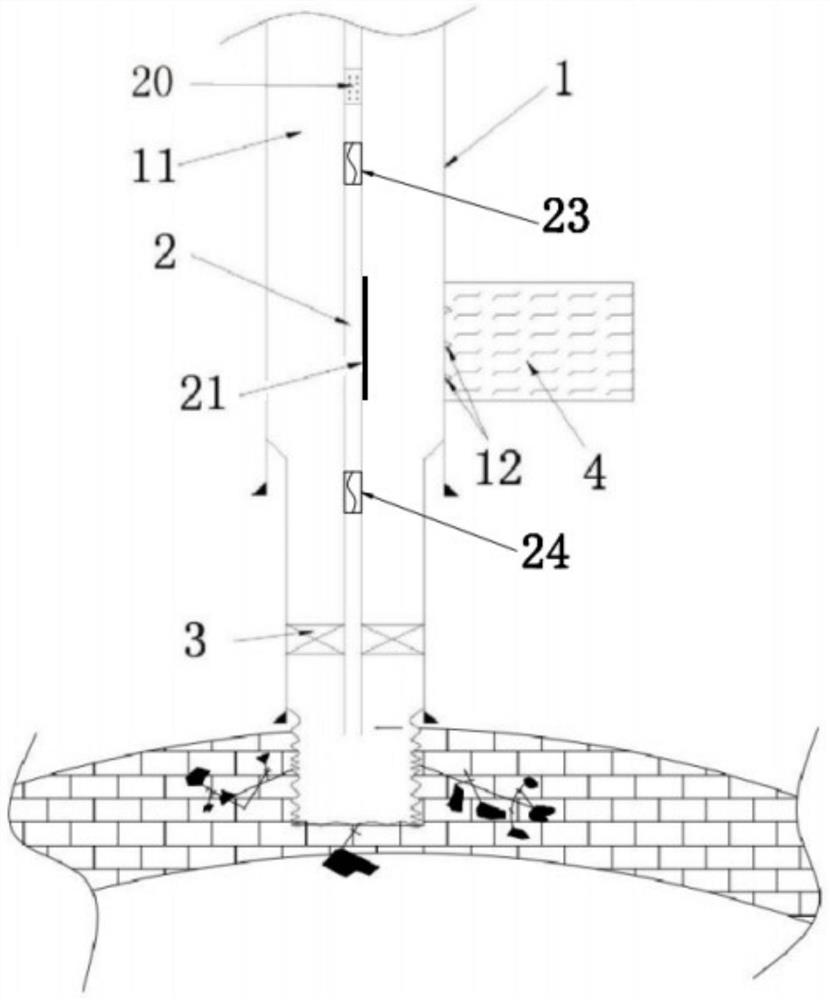 Enhanced water injection oil extraction device and method for ultra-deep fracture-cavity type reservoir oil well