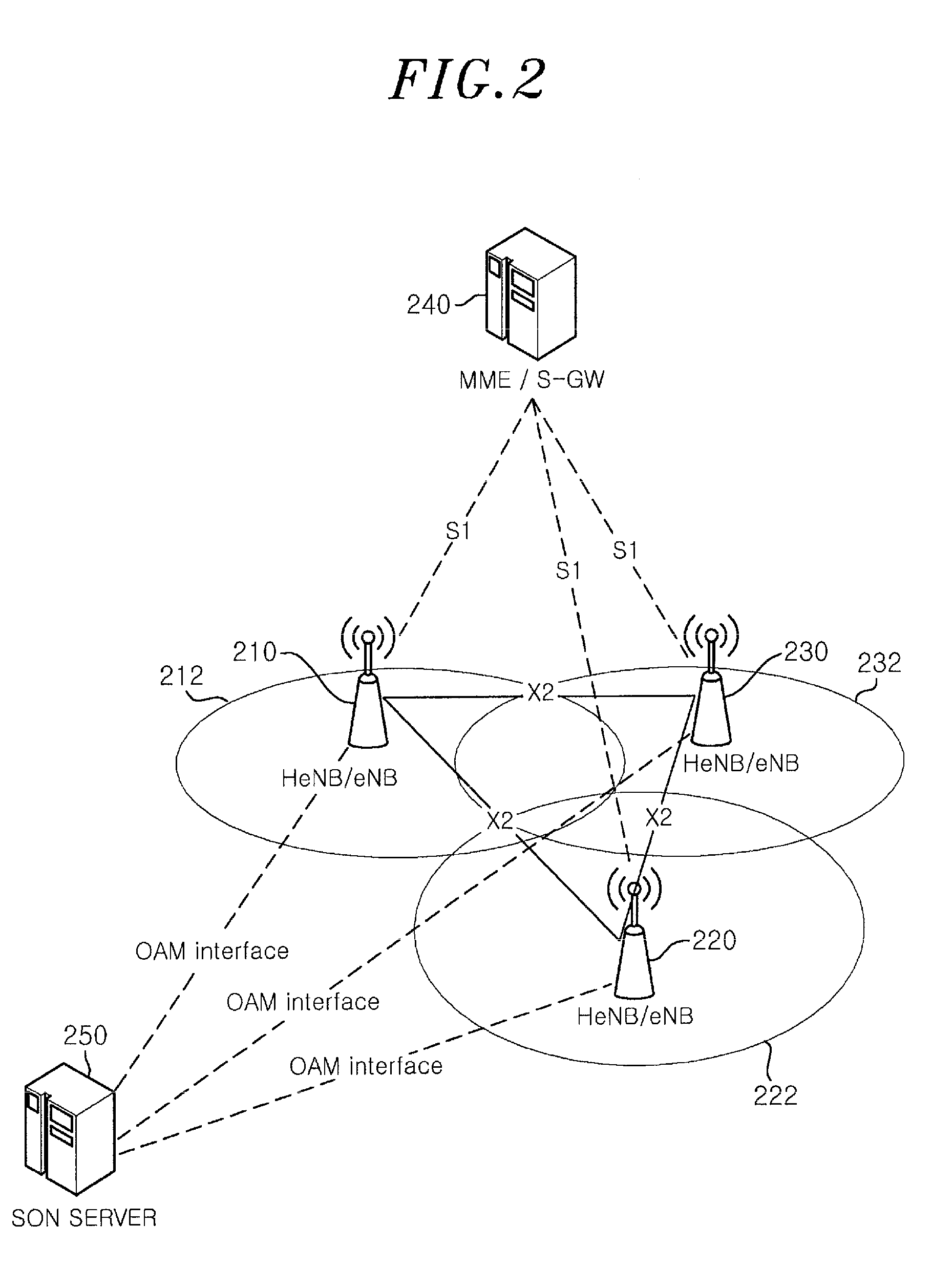 Tnl connection setup method and apparatus for base station using downlink receiver