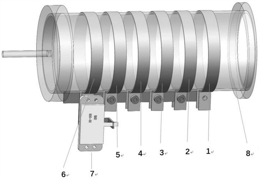 A traveling wave antenna plasma source