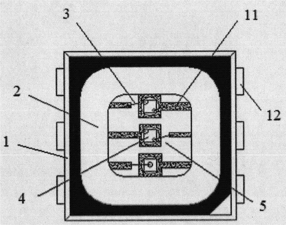 Design method of LED SMD (surface mount device) holder moisture-proof structure