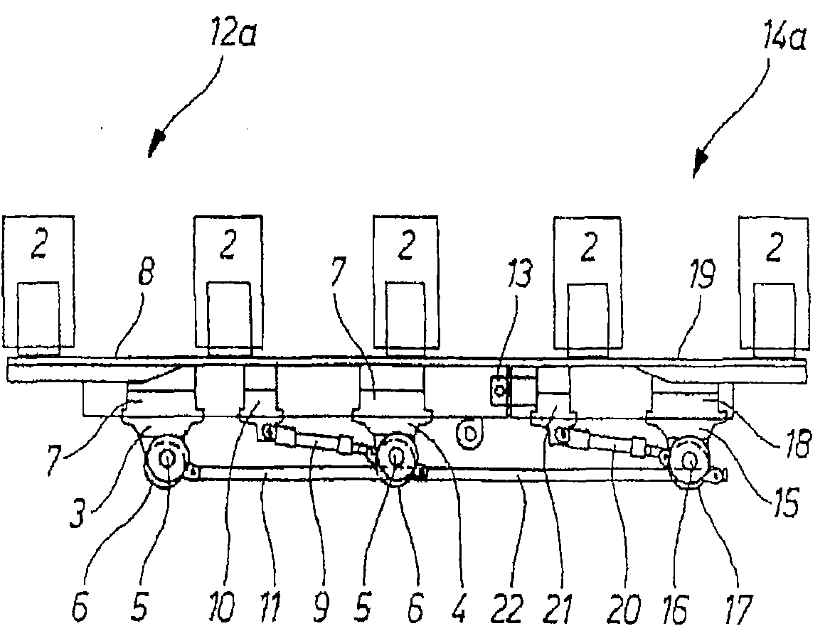 Walking-beam conveyor