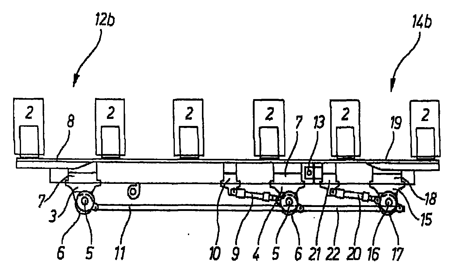 Walking-beam conveyor