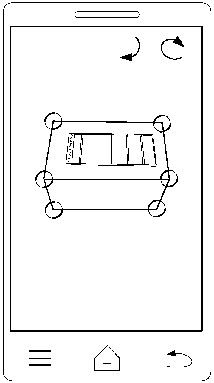 Cargo box size measuring method and device