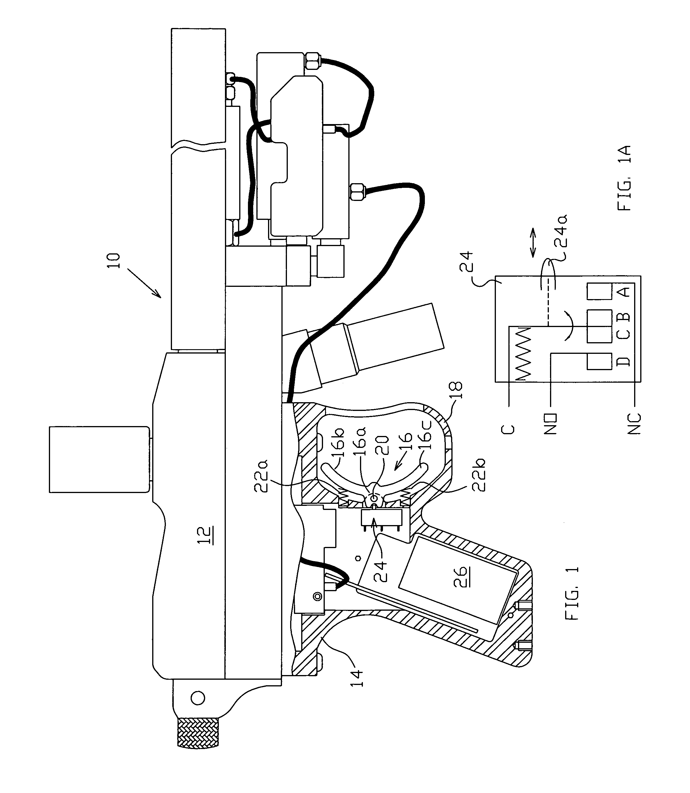 Paintball gun and method