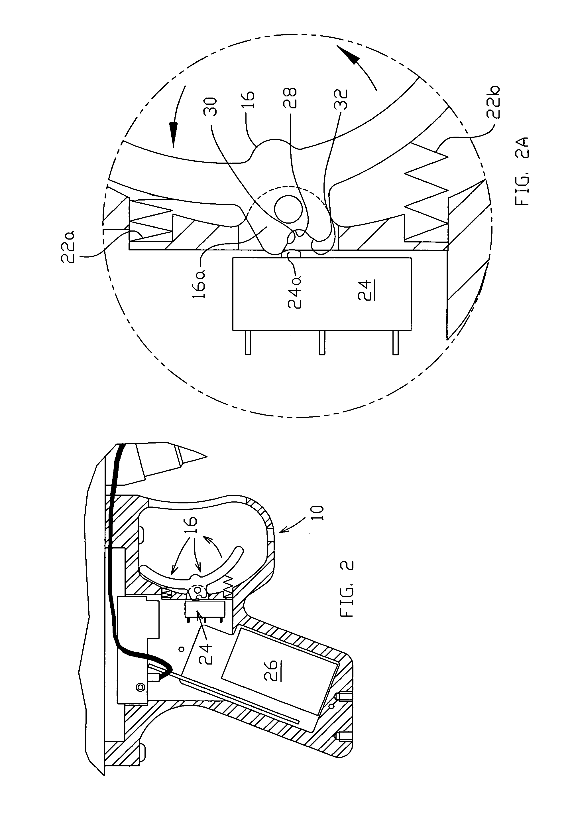 Paintball gun and method