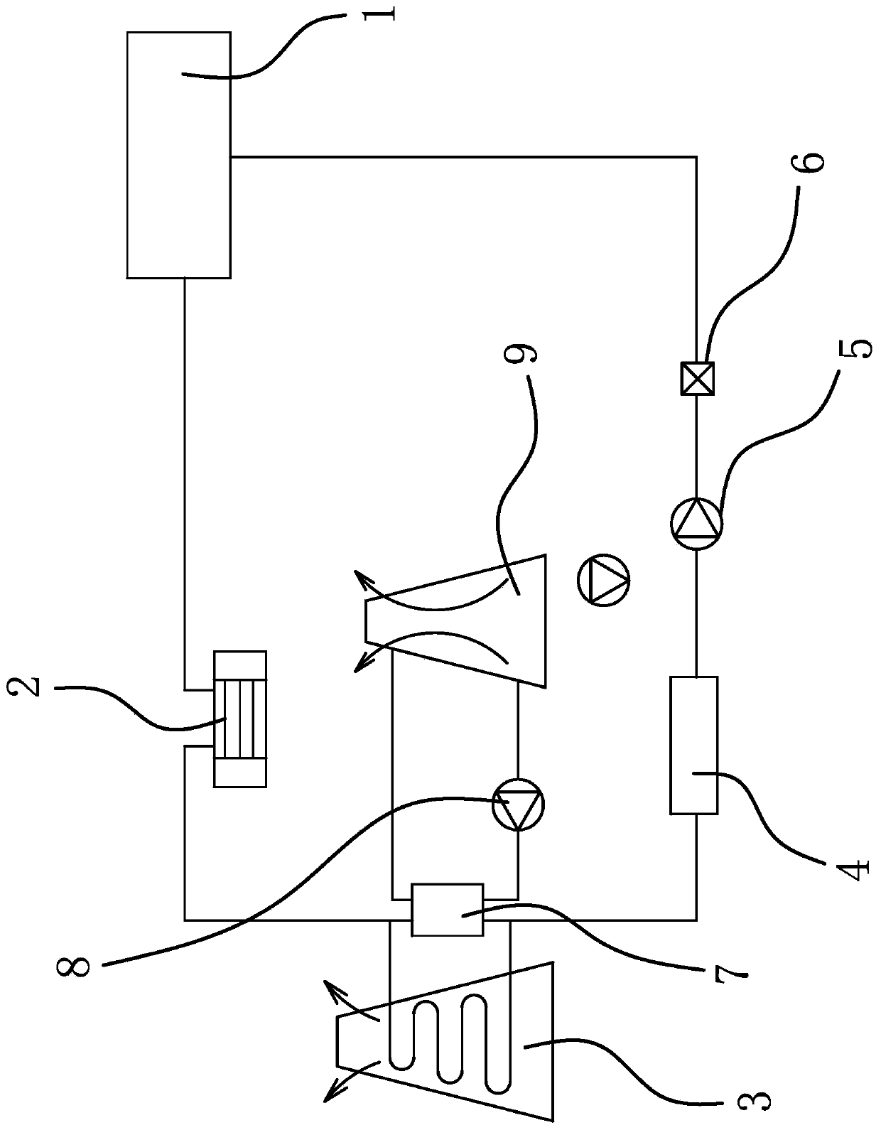 Automobile hub die cooling system