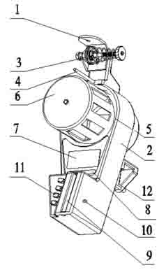 Yarn tension adjustable type intelligent yarn conveying device