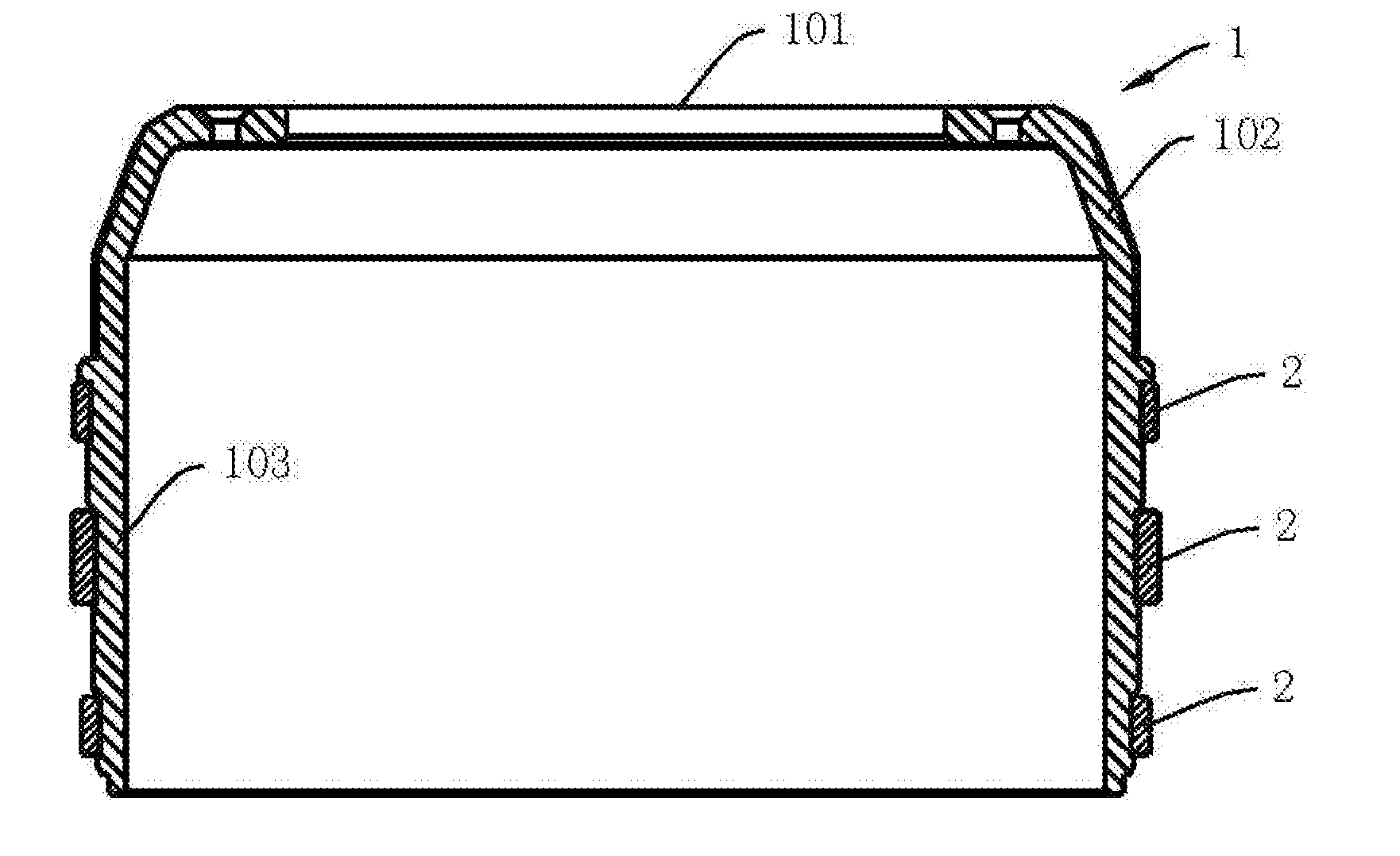 Composite Brake Drum with Bands