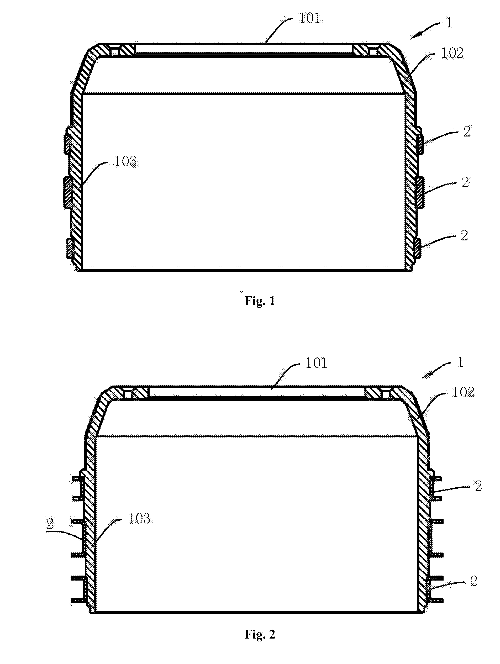 Composite Brake Drum with Bands