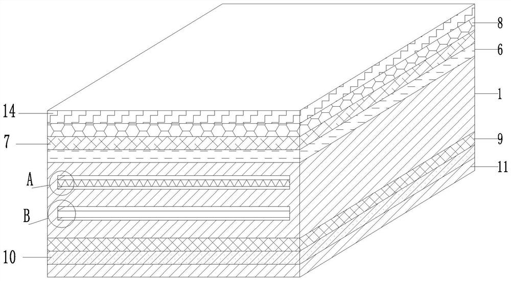 Sound insulation ceramic tile mounting method